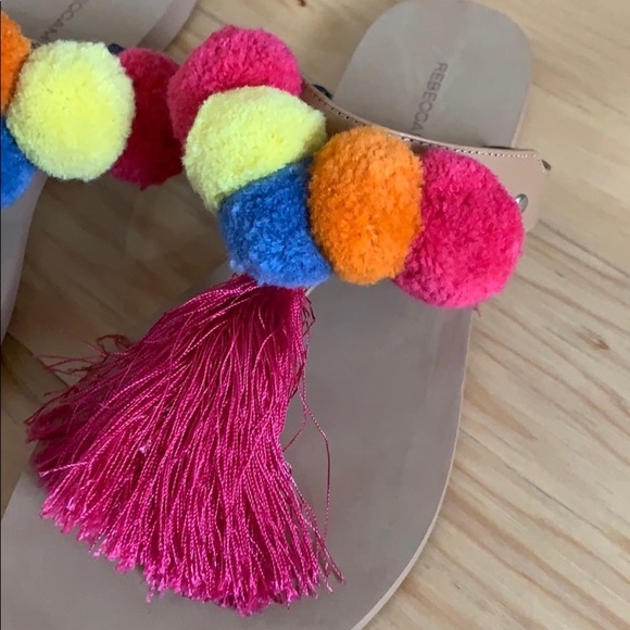 Rebecca Minkoff pompom tassel sandals - Picture 2 of 4